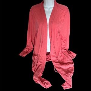 Coral Open Front robe
